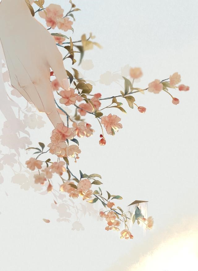 一組唯美古風(fēng)圖片：一人一花一世界！