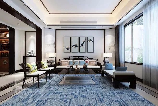 新中式客廳之美：魅力十足的中式裝修設(shè)計(jì)！
