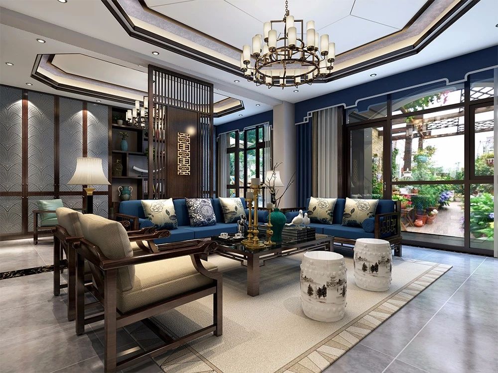 新中式客廳之美：魅力十足的中式裝修設(shè)計(jì)！