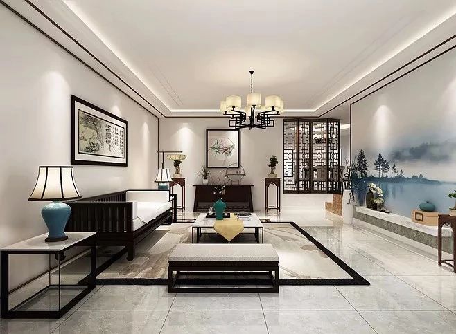 新中式客廳之美：魅力十足的中式裝修設(shè)計(jì)！