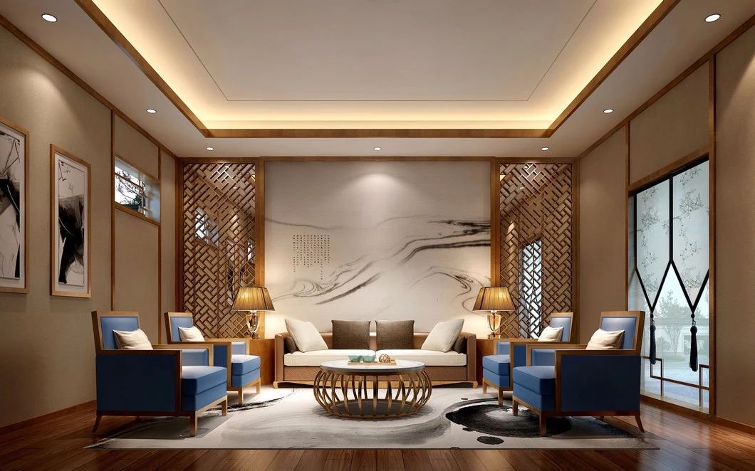新中式客廳之美：魅力十足的中式裝修設(shè)計(jì)！