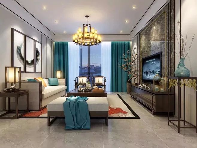 新中式客廳之美：魅力十足的中式裝修設(shè)計(jì)！