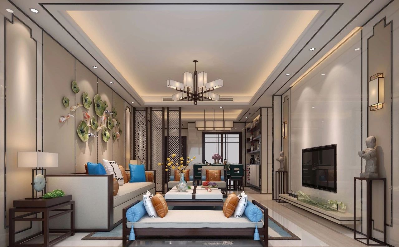 新中式客廳之美：魅力十足的中式裝修設(shè)計(jì)！