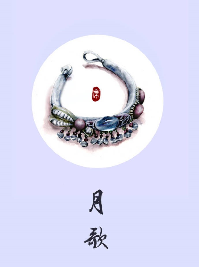 9款古風飾品圖插畫：如此優(yōu)雅精致的你！