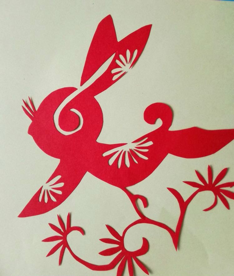 創(chuàng)意十足中秋玉兔剪紙，兔子鬧仲秋