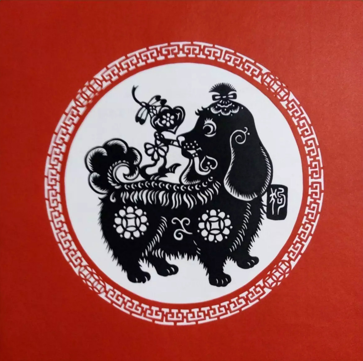 吉祥十二生肖剪紙圖片，薛娜剪紙作品欣賞