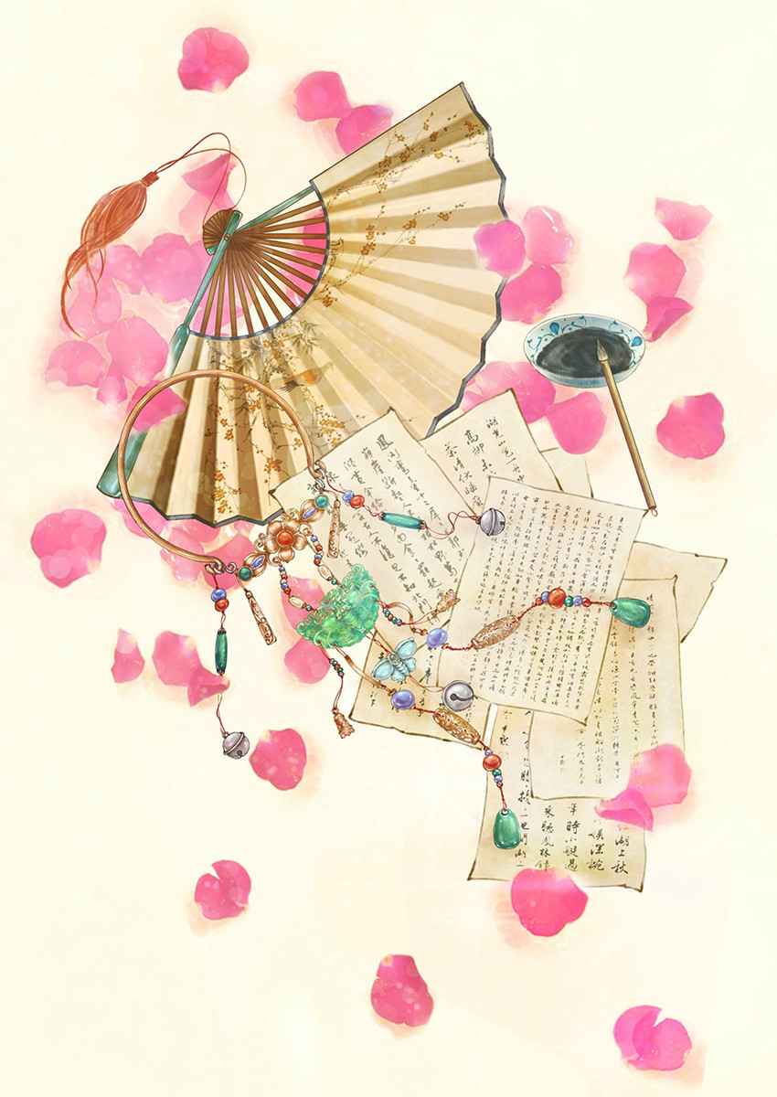 唯美的飾品古風圖片，美呆眾人的高清古風圖片