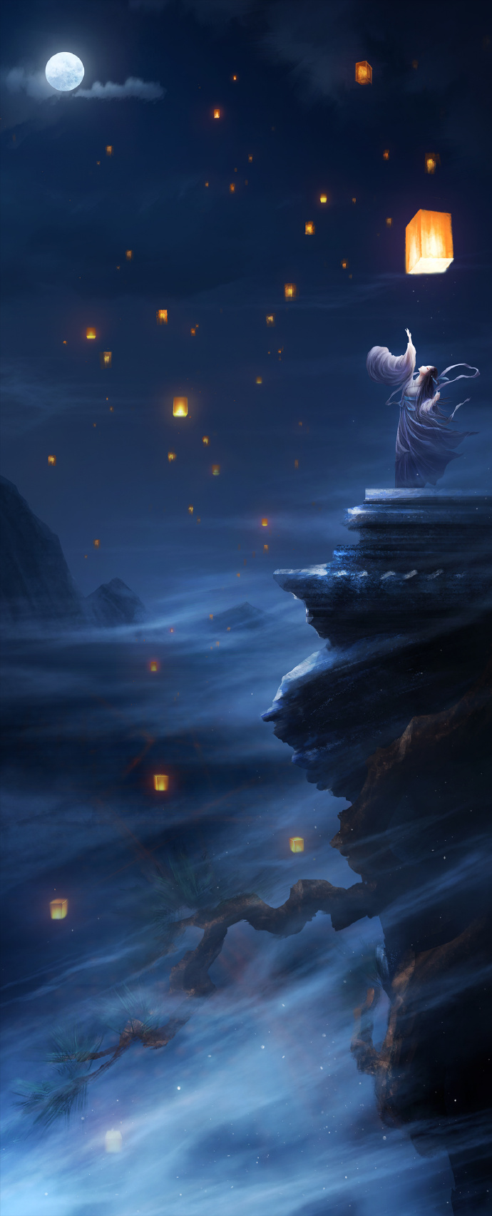 18張超美的花燈古風(fēng)圖片，可做手機(jī)壁紙的圖集