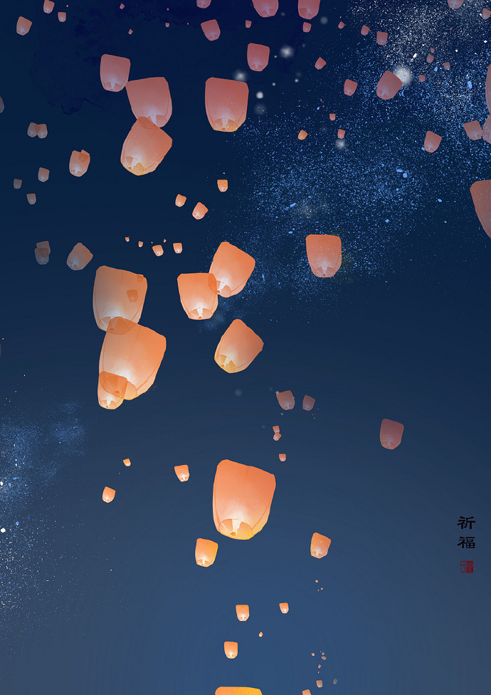 18張超美的花燈古風(fēng)圖片，可做手機(jī)壁紙的圖集