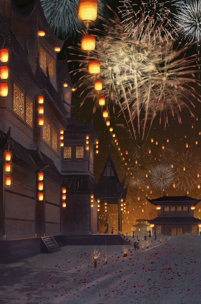 18張超美的花燈古風(fēng)圖片，可做手機(jī)壁紙的圖集