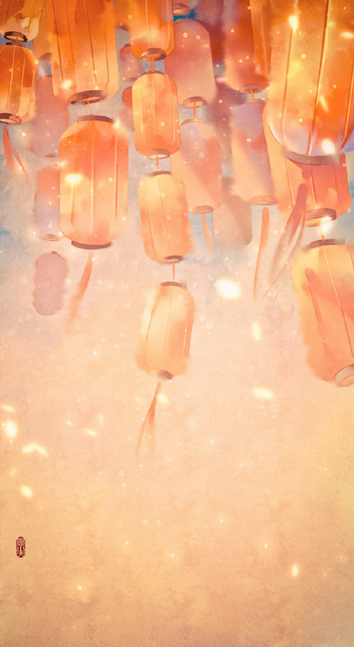 18張超美的花燈古風(fēng)圖片，可做手機(jī)壁紙的圖集