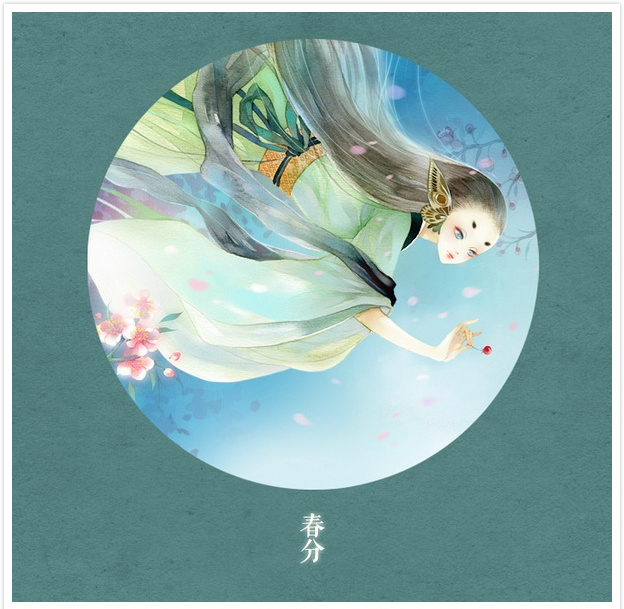唯美二十四節(jié)氣古風(fēng)圖片，可做頭像的古風(fēng)插畫(huà)