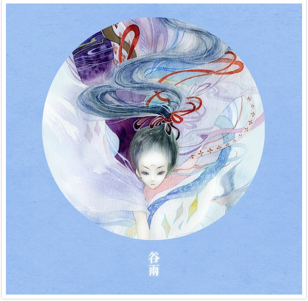 唯美二十四節(jié)氣古風(fēng)圖片，可做頭像的古風(fēng)插畫(huà)