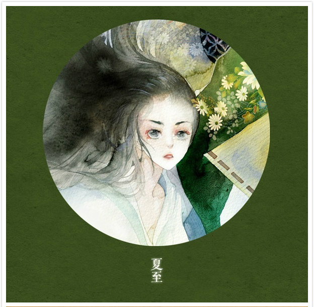 唯美二十四節(jié)氣古風(fēng)圖片，可做頭像的古風(fēng)插畫(huà)