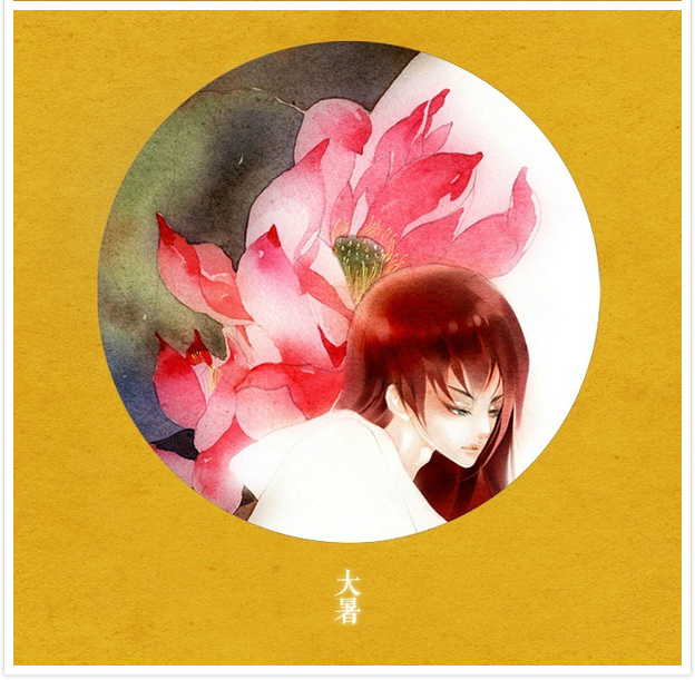 唯美二十四節(jié)氣古風(fēng)圖片，可做頭像的古風(fēng)插畫(huà)