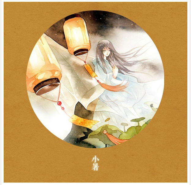 唯美二十四節(jié)氣古風(fēng)圖片，可做頭像的古風(fēng)插畫(huà)