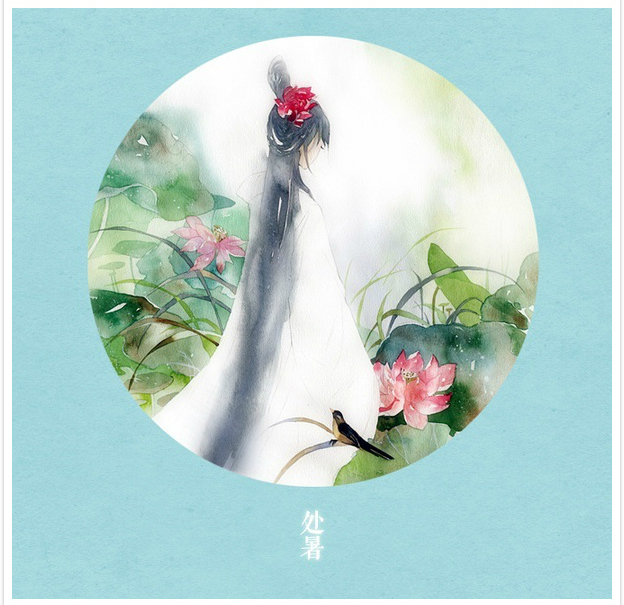 唯美二十四節(jié)氣古風(fēng)圖片，可做頭像的古風(fēng)插畫(huà)