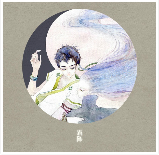 唯美二十四節(jié)氣古風(fēng)圖片，可做頭像的古風(fēng)插畫(huà)