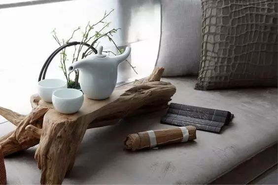 中式裝飾，家雖小茶室亦可很精致