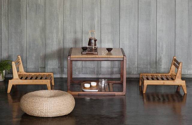 中式裝飾，家雖小茶室亦可很精致