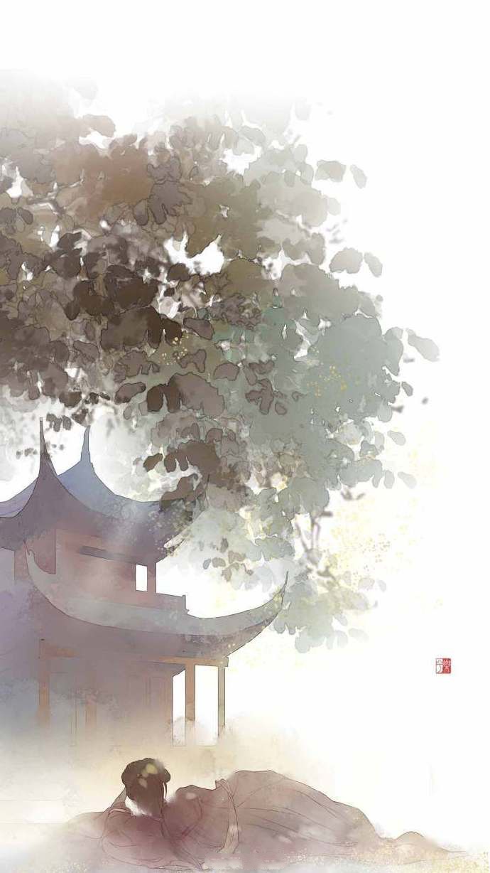 9款淡雅水彩禪意古風背景，古風手機壁紙圖片