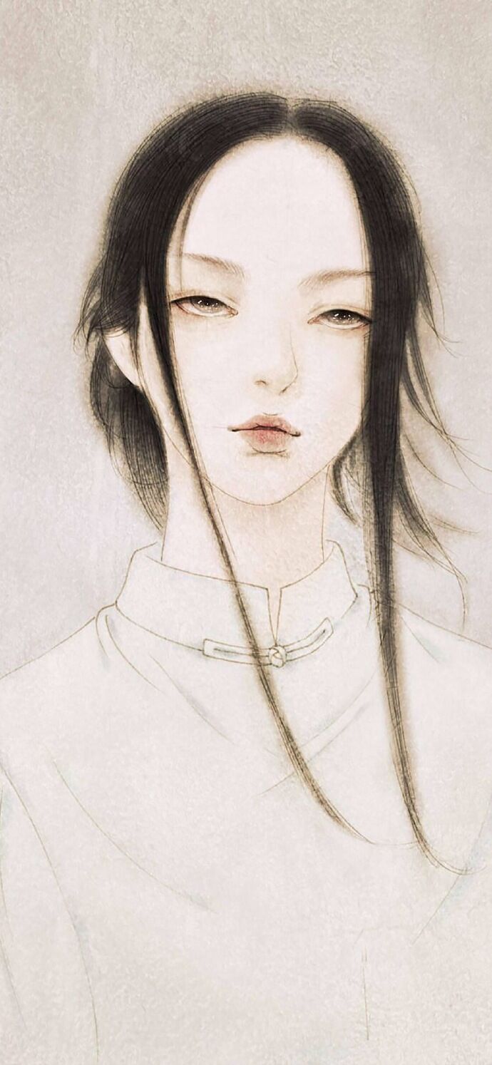 仕女古風(fēng)手機(jī)壁紙插畫，別樣的古風(fēng)女子風(fēng)情