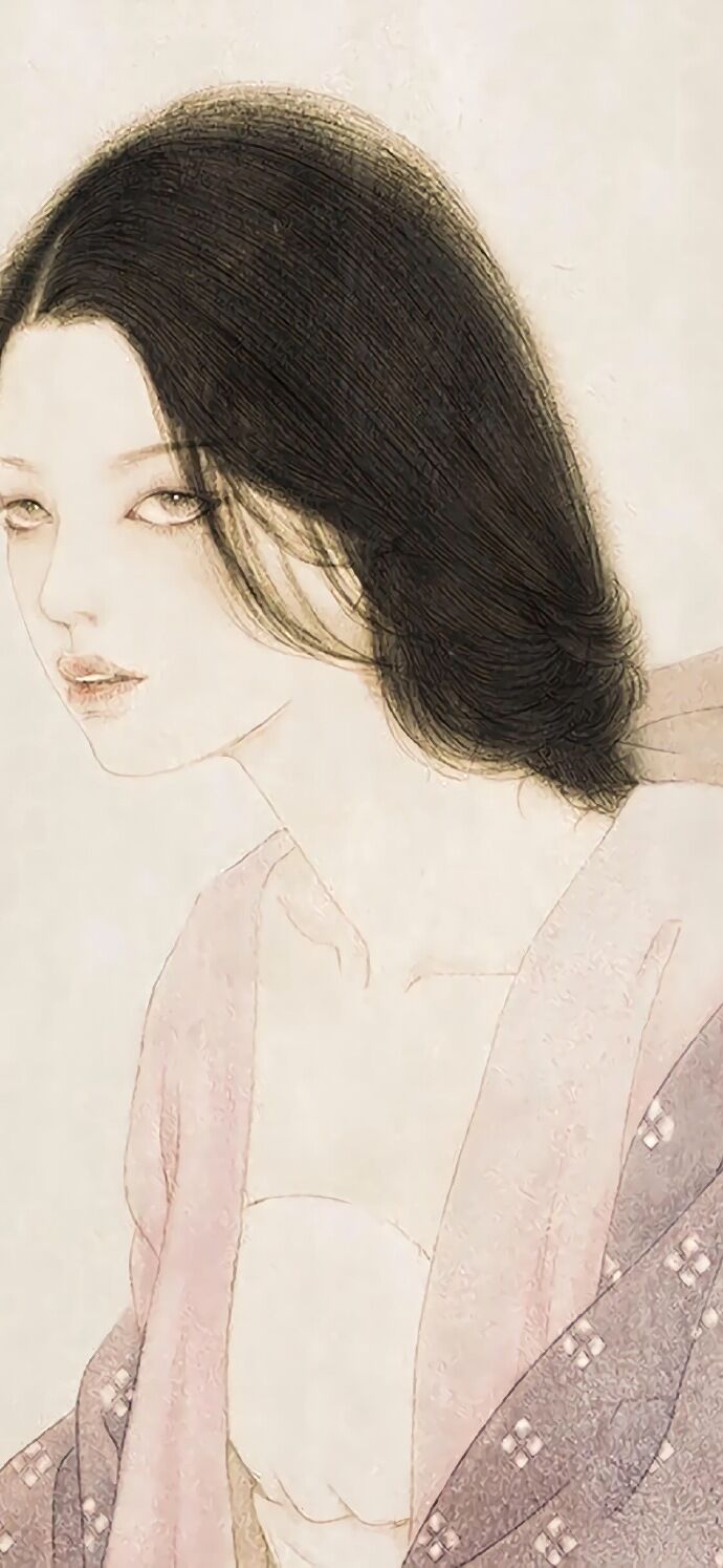 仕女古風(fēng)手機(jī)壁紙插畫，別樣的古風(fēng)女子風(fēng)情