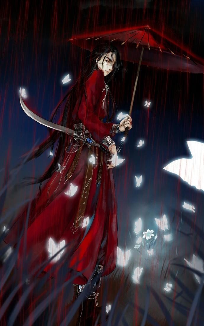 10張古風美男子圖集，如此驚艷的紅衣之美