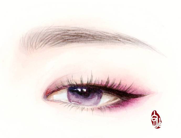 如何描繪驚艷迷人的眉眼？唯美的古風女子眉眼