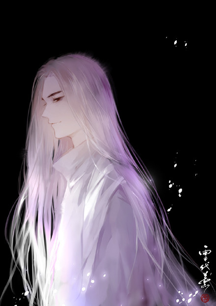 20張白發(fā)古風(fēng)美男圖集，滿頭銀發(fā)真的好迷人