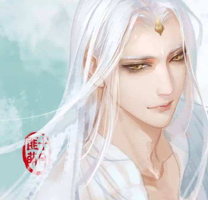 20張白發(fā)古風(fēng)美男圖集，滿頭銀發(fā)真的好迷人