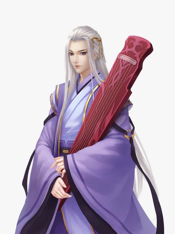 20張白發(fā)古風(fēng)美男圖集，滿頭銀發(fā)真的好迷人