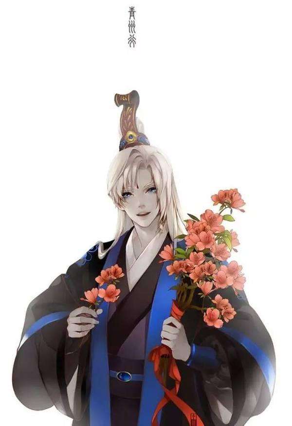 20張白發(fā)古風(fēng)美男圖集，滿頭銀發(fā)真的好迷人