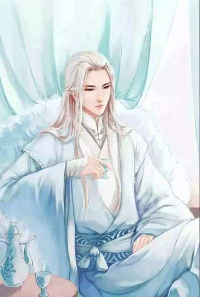 20張白發(fā)古風(fēng)美男圖集，滿頭銀發(fā)真的好迷人