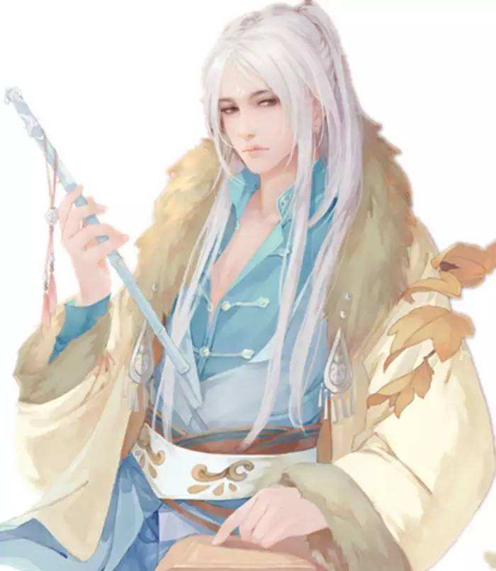 20張白發(fā)古風(fēng)美男圖集，滿頭銀發(fā)真的好迷人