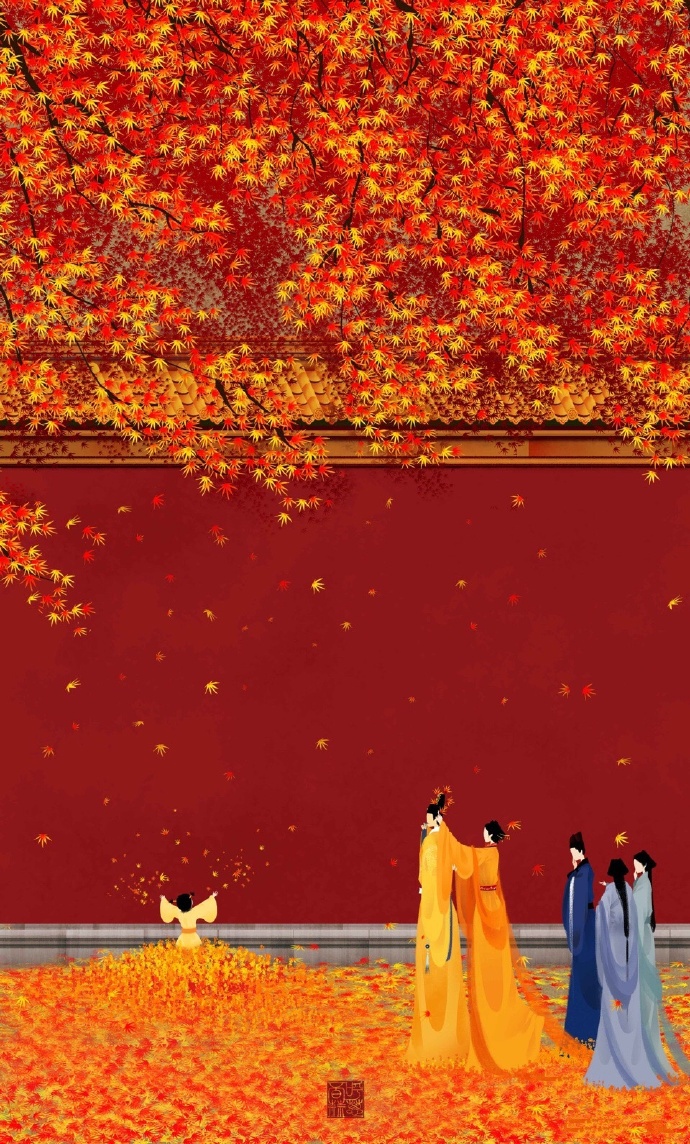 高清無臉古風(fēng)插畫欣賞，令人遐想的手繪插畫圖