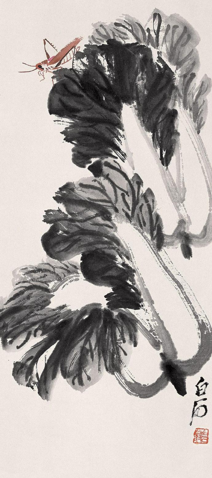 齊白石作品集合（90張），齊白石國畫作品欣賞