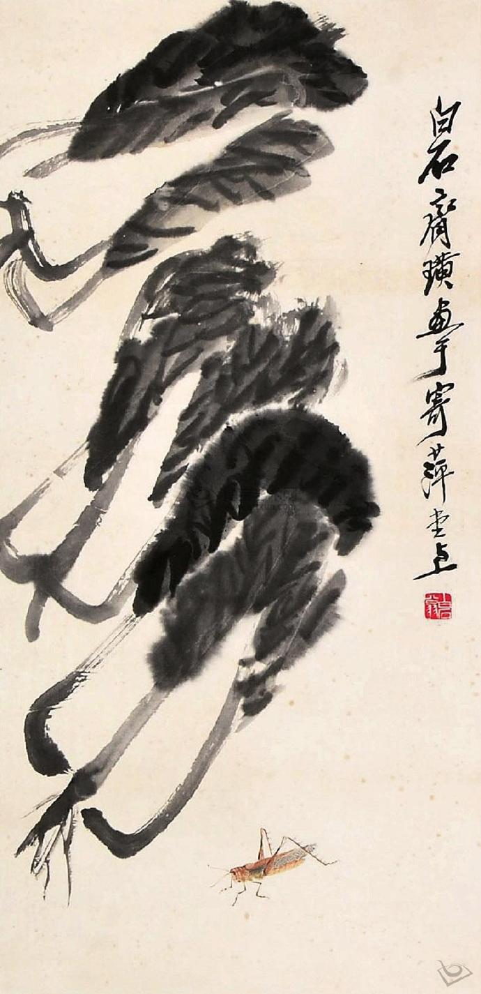 齊白石作品集合（90張），齊白石國畫作品欣賞