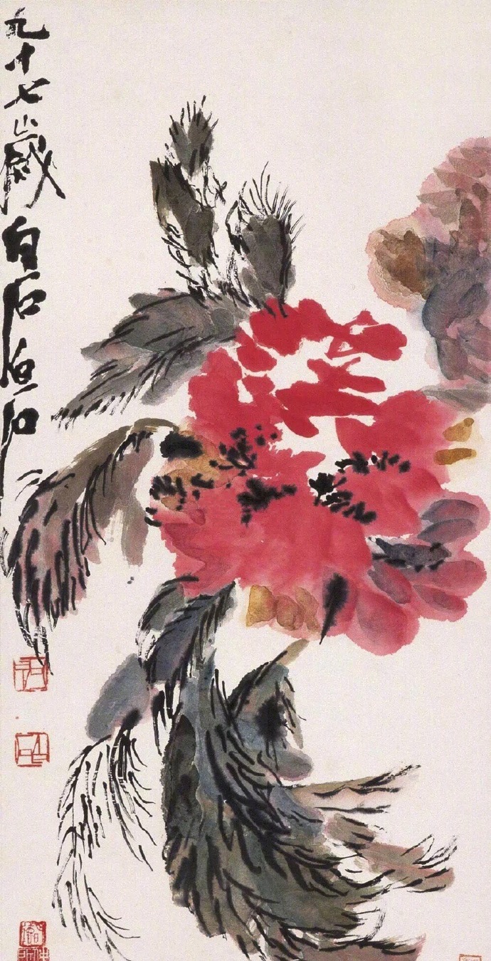 齊白石作品集合（90張），齊白石國畫作品欣賞