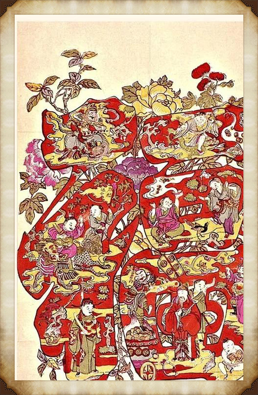 57張木板年畫圖集，帶你回味家佳樂文學(xué)