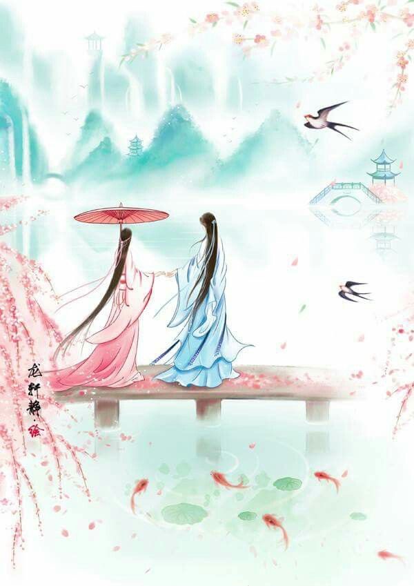 超唯美水墨古風圖片，適合夏天的古風壁紙圖集