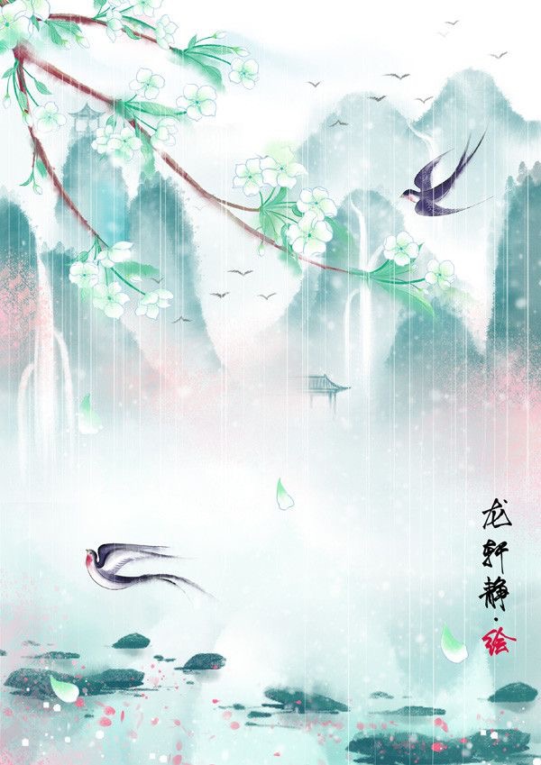 超唯美水墨古風圖片，適合夏天的古風壁紙圖集