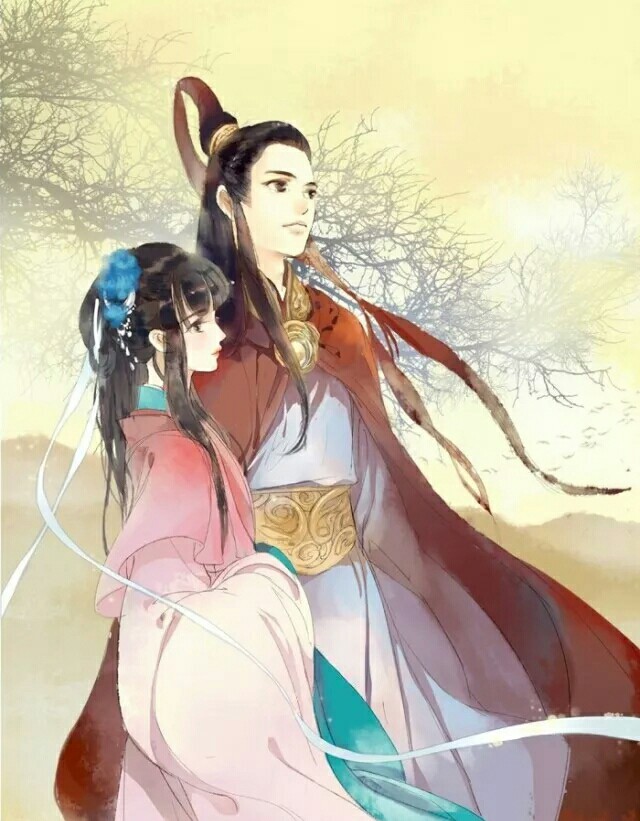 25張超甜情侶古風圖片，只愿得一人心