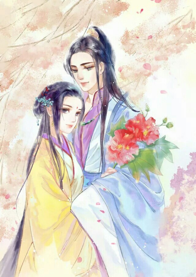 25張超甜情侶古風圖片，只愿得一人心