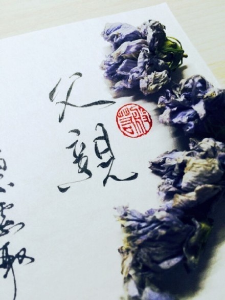 別致新穎的書法字體，美的很有意境！