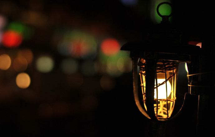 中式燈具之美，美燈配美景美哉