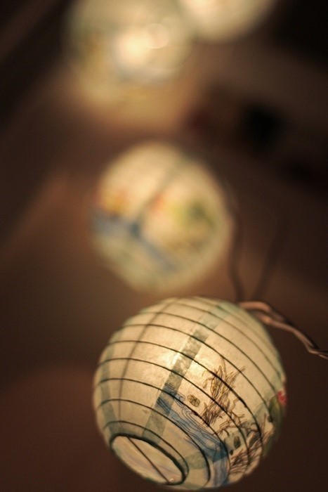 中式燈具之美，美燈配美景美哉