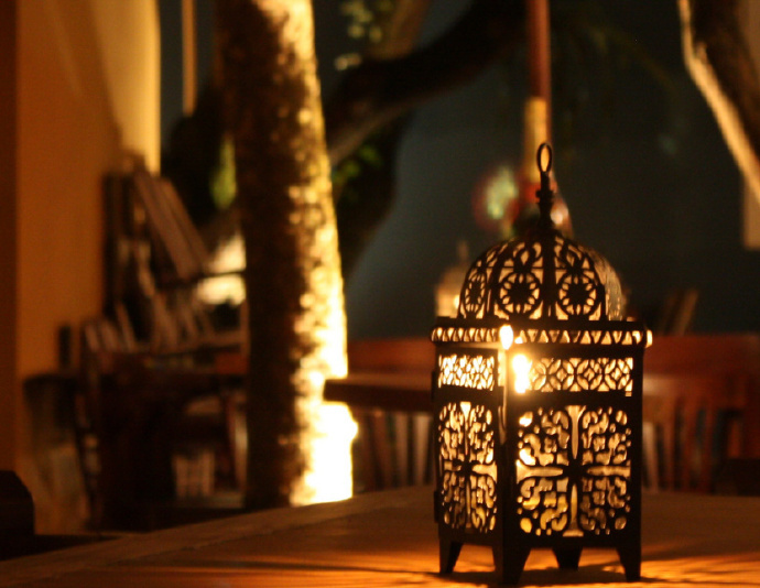 中式燈具之美，美燈配美景美哉