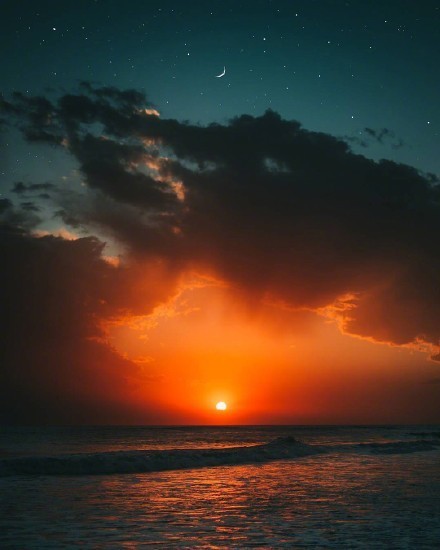 落日風(fēng)景攝影圖集，夕陽西下總是那么美妙！