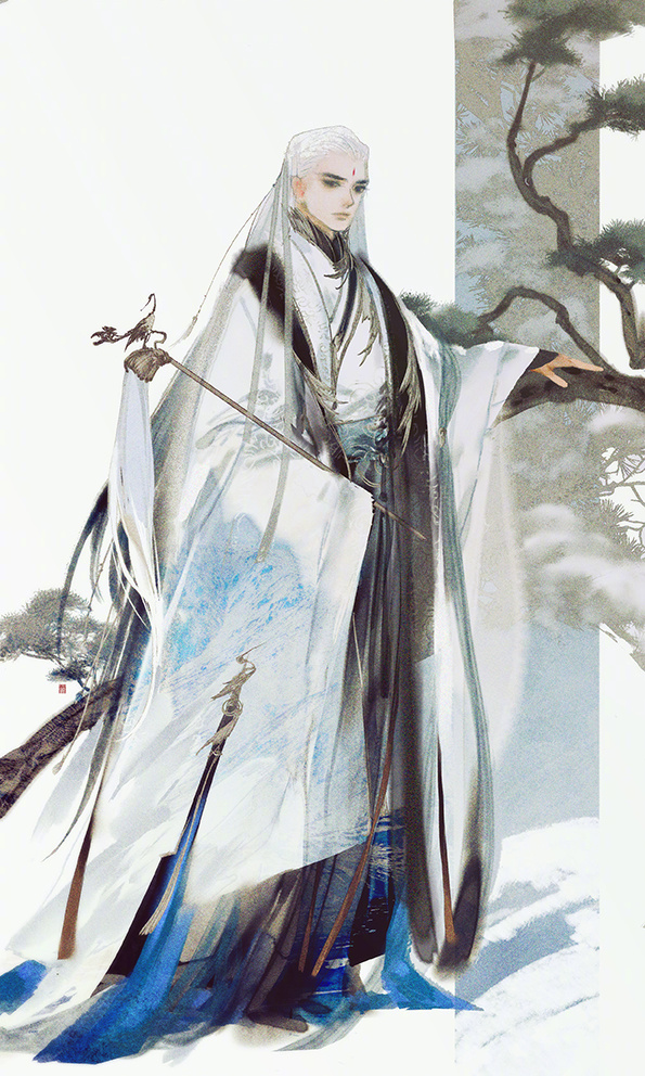手繪劍三游戲人物成男圖片，超帥美男古風(fēng)圖集